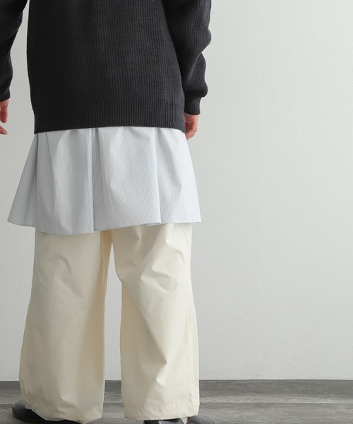 SENSE OF PLACE by URBAN RESEARCH（センスオブプレイスバイアーバンリサーチ）の「バンドカラーロングシャツ（シャツ/ブラウス・メンズ・ホワイト系その他/ホワイト・LARGE/MEDIUM）」の22枚目の写真