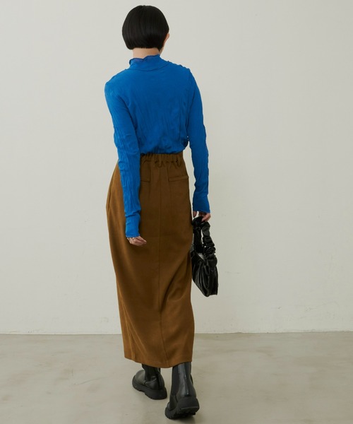 Aunt Marie's(アントマリーズ)の「コーデュロイロングナロースカート/セットアップ対応(スカート・レディース・ブラック/レオパード/ピンク/ブラウン/アイボリー・FREE/MT)」の17枚目の写真