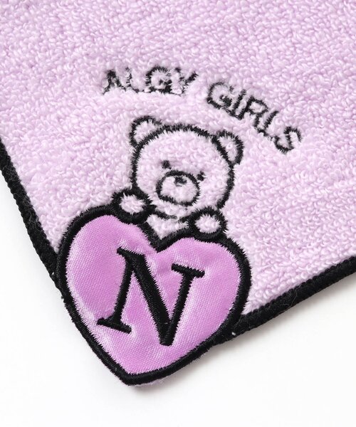 イニシャルミニタオルN（ハンカチ/ハンドタオル）｜algy（アルジー）の