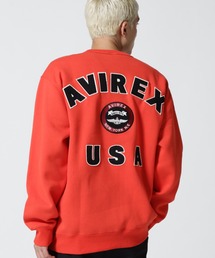 AVIREX | VARSITY LOGO CREW NECK SWEAT / バーシティ ロゴ クルーネック スウェット / AVIREX / アヴィレックス(スウェット)