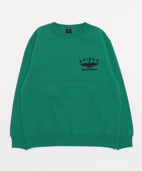 AVIREX(アヴィレックス)の「VARSITY LOGO CREW NECK SWEAT / バーシティ ロゴ クルーネック スウェット / AVIREX / アヴィレックス(スウェット・メンズ・グリーン/ブラック/ホワイト/オレンジ/その他・2XL/L/M/XL)」の18枚目の写真
