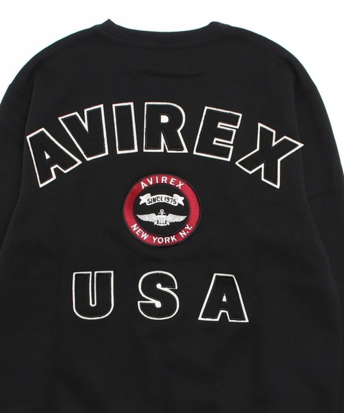 AVIREX(アヴィレックス)の「VARSITY LOGO CREW NECK SWEAT / バーシティ ロゴ クルーネック スウェット / AVIREX / アヴィレックス(スウェット・メンズ・グリーン/ブラック/ホワイト/オレンジ/その他・2XL/L/M/XL)」の21枚目の写真