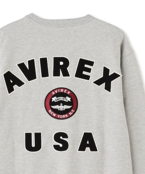AVIREX(アヴィレックス)の「VARSITY LOGO CREW NECK SWEAT / バーシティ ロゴ クルーネック スウェット / AVIREX / アヴィレックス(スウェット・メンズ・グリーン/ブラック/ホワイト/オレンジ/その他・2XL/L/M/XL)」の22枚目の写真