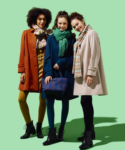 To b. by agnes b.（トゥービーバイアニエスベー）の「WT02 MANTEAU ニューピミリコ（ステンカラーコート・レディース・ブラウン系その他・36/38/40）」の14枚目の写真