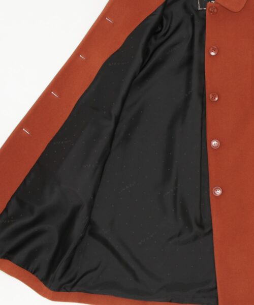 To b. by agnes b.（トゥービーバイアニエスベー）の「WT02 MANTEAU ニューピミリコ（ステンカラーコート・レディース・ブラウン系その他・36/38/40）」の10枚目の写真