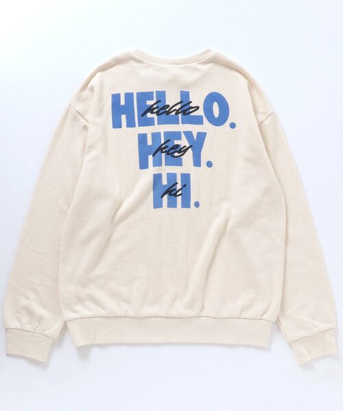 BREEZE by saori(ブリーズバイサオリ)の「WEB限定 ロゴプリントトレーナー(大人)【BREEZE by saori】(その他トップス・レディース・ブラック/パープル/オフホワイト・MEDIUM)」の10枚目の写真