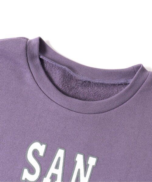 BREEZE by saori(ブリーズバイサオリ)の「WEB限定 ロゴプリントトレーナー(大人)【BREEZE by saori】(その他トップス・レディース・ブラック/パープル/オフホワイト・MEDIUM)」の13枚目の写真