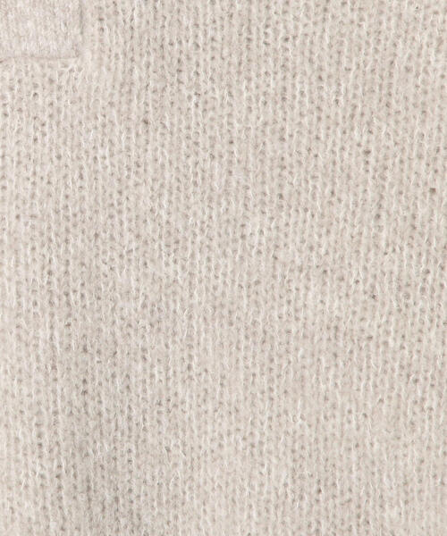 TOMORROWLAND （トゥモローランド）の「パフミックス ポロニット（ニット/セーター・レディース・ブラック系その他/ピンク系その他/ライトグレー・S）」の8枚目の写真