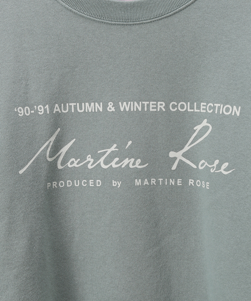 MARTINE ROSE（マーティンローズ）の「【MARTINEROSE / マーティンローズ】CLASSIC CREW（スウェット・メンズ・グリーン系その他・SMALL/MEDIUM）」の14枚目の写真