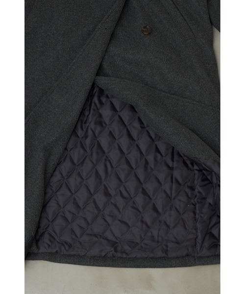 Aunt Marie's（アントマリーズ）の「スタンドカラー3WAYロングコート（ステンカラーコート・レディース・ブラック/ブラウン/グレー/カーキ/アイボリー/モカ/チャコールグレー/ネイビー/ダークブラウン/ブルー・FREE/MEDIUM/TALL）」の11枚目の写真