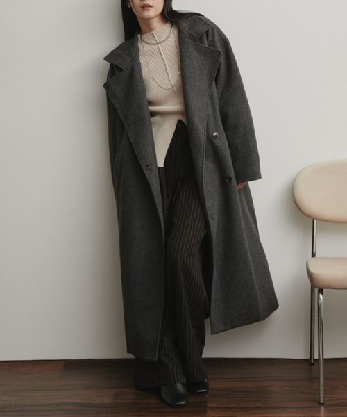 【MARGARET HOWELL】ステンカラーコート　スタンドカラー サイズⅢ MARGARET HOWELL】ステンカラーコート スタンドカラー サイズⅢ