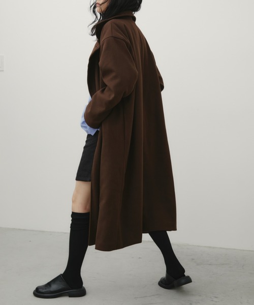 スタンドカラー3WAYロングコート（ステンカラーコート）｜Aunt Marie's