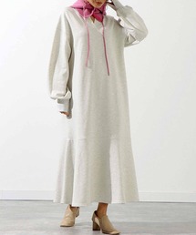 Settimissimo | 裏毛2WAYペプラムロングワンピース(ワンピース)