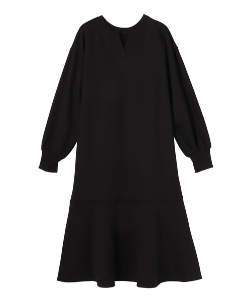 Settimissimo（セッティミッシモ）の「裏毛2WAYペプラムロングワンピース（ワンピース・レディース・ライトグレー/ブラック/モカ・FREE）」の17枚目の写真