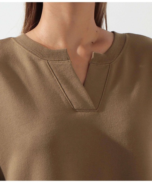 Settimissimo（セッティミッシモ）の「裏毛2WAYペプラムロングワンピース（ワンピース・レディース・ライトグレー/ブラック/モカ・FREE）」の15枚目の写真