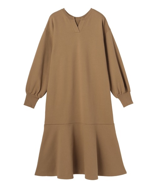 Settimissimo（セッティミッシモ）の「裏毛2WAYペプラムロングワンピース（ワンピース・レディース・ライトグレー/ブラック/モカ・FREE）」の19枚目の写真