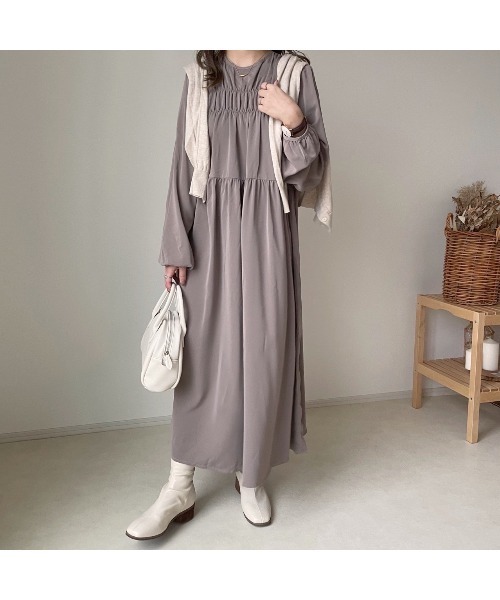 chocomee（チョコミー）の「wood short boots/ウッドショートブーツ（ブーツ・レディース・ブラウン/アイボリー・23.5/24/22.5/24.5）」の2枚目の写真