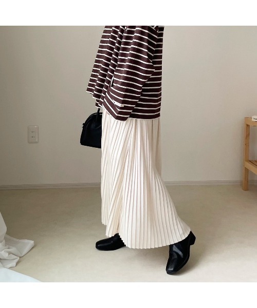 chocomee（チョコミー）の「wood short boots/ウッドショートブーツ（ブーツ・レディース・ブラウン/アイボリー・23.5/24/22.5/24.5）」の4枚目の写真