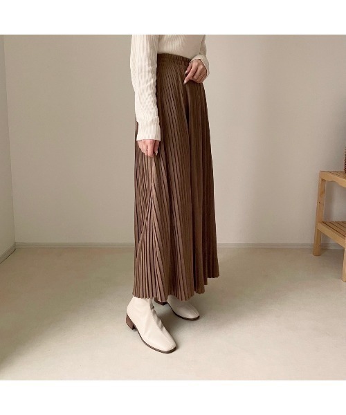 chocomee（チョコミー）の「wood short boots/ウッドショートブーツ（ブーツ・レディース・ブラウン/アイボリー・23.5/24/22.5/24.5）」の7枚目の写真