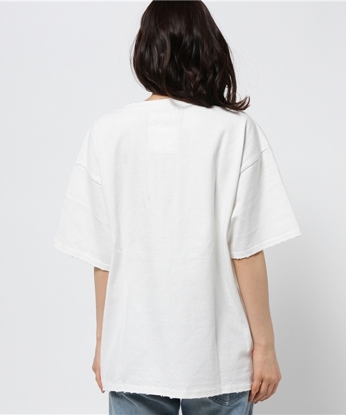 WHO'S WHO gallery（フーズフーギャラリー）の「【THE BIG】77ビッグTEE（Tシャツ/カットソー・レディース・ホワイト/ブラック/カーキ・FREE）」の8枚目の写真