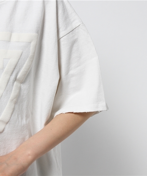 WHO'S WHO gallery（フーズフーギャラリー）の「【THE BIG】77ビッグTEE（Tシャツ/カットソー・レディース・ホワイト/ブラック/カーキ・FREE）」の10枚目の写真