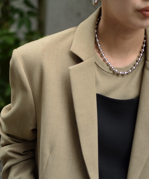 Marient(マリエント)の「Ball Chain Necklace #2(ネックレス・レディース・シルバー・FREE)」の8枚目の写真