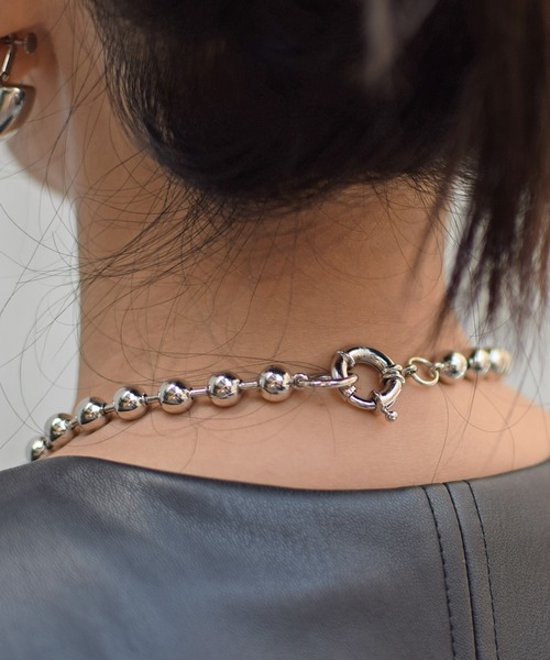Marient(マリエント)の「Ball Chain Necklace #2(ネックレス・レディース・シルバー・FREE)」の5枚目の写真