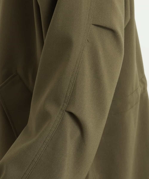 a.v.v(アーヴェヴェ)の「ワイドシルエットスタンドモッズコート(モッズコート・メンズ・グリーン・46/48)」の16枚目の写真