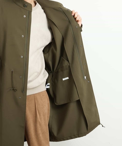 a.v.v(アーヴェヴェ)の「ワイドシルエットスタンドモッズコート(モッズコート・メンズ・グリーン・46/48)」の10枚目の写真