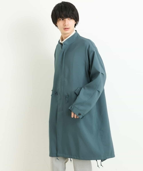 a.v.v(アーヴェヴェ)の「ワイドシルエットスタンドモッズコート(モッズコート・メンズ・グリーン・46/48)」の11枚目の写真