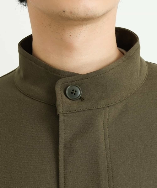 a.v.v(アーヴェヴェ)の「ワイドシルエットスタンドモッズコート(モッズコート・メンズ・グリーン・46/48)」の3枚目の写真