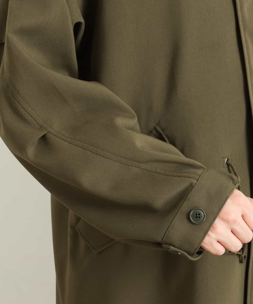 a.v.v(アーヴェヴェ)の「ワイドシルエットスタンドモッズコート(モッズコート・メンズ・グリーン・46/48)」の9枚目の写真