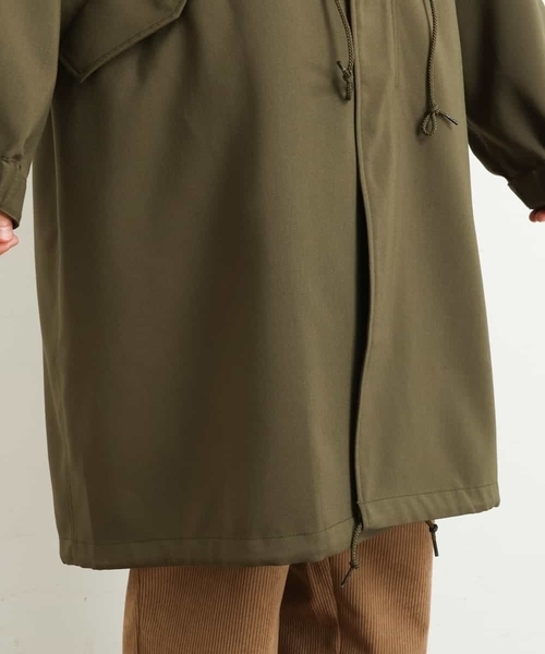 a.v.v(アーヴェヴェ)の「ワイドシルエットスタンドモッズコート(モッズコート・メンズ・グリーン・46/48)」の18枚目の写真