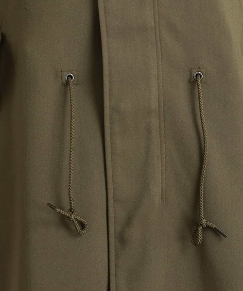 a.v.v(アーヴェヴェ)の「ワイドシルエットスタンドモッズコート(モッズコート・メンズ・グリーン・46/48)」の15枚目の写真