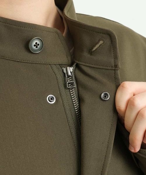 a.v.v(アーヴェヴェ)の「ワイドシルエットスタンドモッズコート(モッズコート・メンズ・グリーン・46/48)」の21枚目の写真