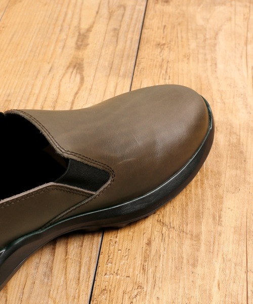 PADRONE(パドローネ)の「PADRONE パドローネ / HB SIDE GORE SHOES サイドゴアレザーシューズ スリッポンシューズ 日本製 / PU5311-2002(スリッポン・メンズ・アッシュブラウン/ブラック・40/41/42)」の9枚目の写真