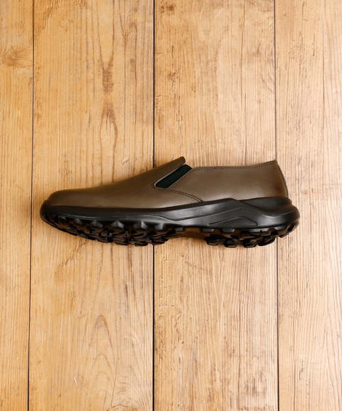 PADRONE(パドローネ)の「PADRONE パドローネ / HB SIDE GORE SHOES サイドゴアレザーシューズ スリッポンシューズ 日本製 / PU5311-2002(スリッポン・メンズ・アッシュブラウン/ブラック・40/41/42)」の12枚目の写真
