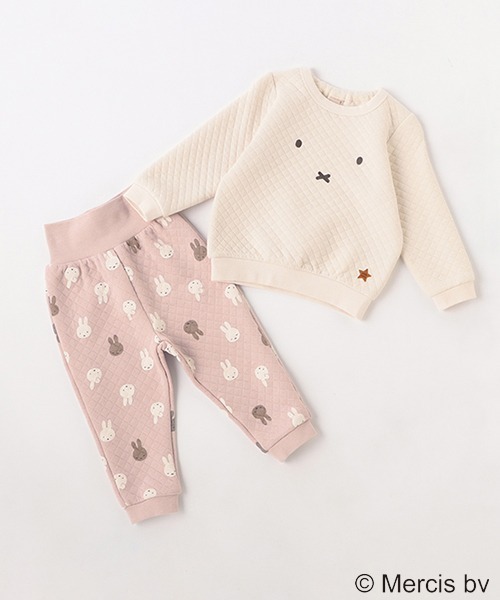 petit main（プティマイン）の「【miffy】キルティングパジャマ（アンサンブル・キッズ・ライトグレー/ベージュ/ライトピンク・100cm/120cm/80ｃｍ/130cm/90cm/110cm）」の14枚目の写真