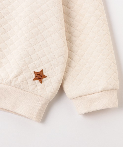 petit main（プティマイン）の「【miffy】キルティングパジャマ（アンサンブル・キッズ・ライトグレー/ベージュ/ライトピンク・100cm/120cm/80ｃｍ/130cm/90cm/110cm）」の4枚目の写真