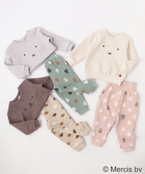 petit main（プティマイン）の「【miffy】キルティングパジャマ（アンサンブル・キッズ・ライトグレー/ベージュ/ライトピンク・100cm/120cm/80ｃｍ/130cm/90cm/110cm）」の15枚目の写真