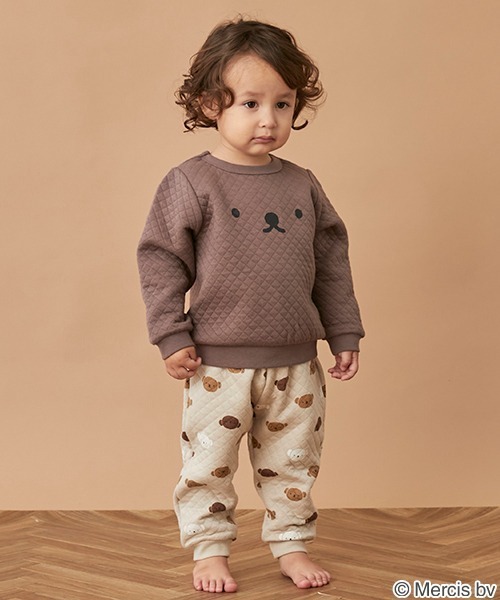 petit main（プティマイン）の「【miffy】キルティングパジャマ（アンサンブル・キッズ・ライトグレー/ベージュ/ライトピンク・100cm/120cm/80ｃｍ/130cm/90cm/110cm）」の11枚目の写真