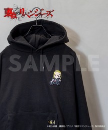 ワンポイント刺繍パーカ/龍宮寺堅