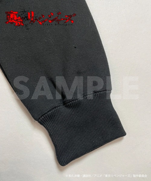 JACKROSE(ジャックローズ)の「ワンポイント刺繍パーカ/龍宮寺堅(パーカー・メンズ・ブラック・M/L)」の7枚目の写真