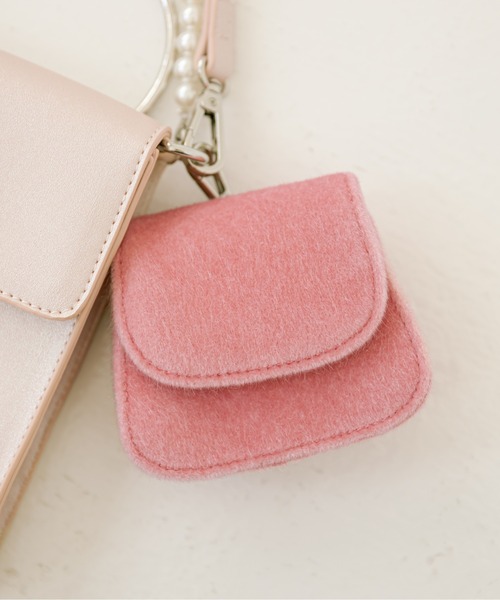 OLIVE des OLIVE（オリーブデオリーブ）の「モバイルショルダー（ショルダーバッグ・レディース・ピンク/ブラック/グレイッシュベージュ・FREE）」の10枚目の写真