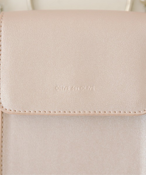 OLIVE des OLIVE（オリーブデオリーブ）の「モバイルショルダー（ショルダーバッグ・レディース・ピンク/ブラック/グレイッシュベージュ・FREE）」の19枚目の写真