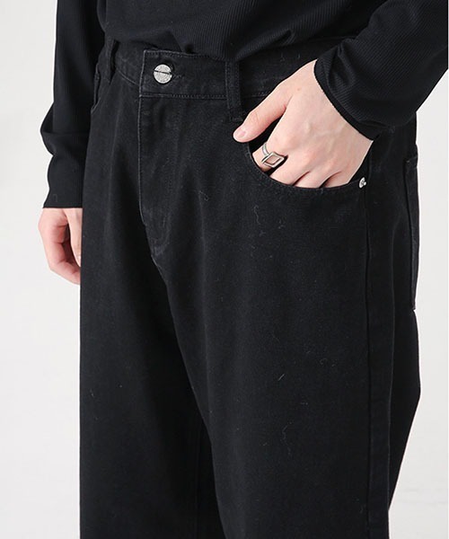 WESTBOY（ウエストボーイ）の「セミワイドデニムパンツ / ウエストゴム フェード WO22W4PT01【WB ORIGINALS】（デニムパンツ・メンズ・グレー/ライトブルー/ブルー/ブラック・L/XL/M/S）」の15枚目の写真