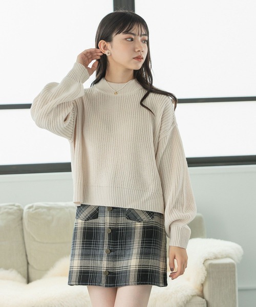 repipi armario(レピピ アルマリオ)の「アゼアミプチハイニット(ニット/セーター・キッズ・ブルー系その他/ブラウン/ホワイト系その他・LARGE/MEDIUM/SMALL)」の17枚目の写真