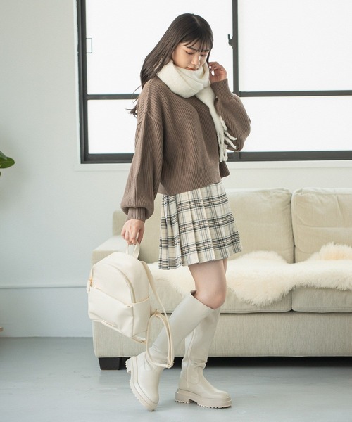 repipi armario(レピピ アルマリオ)の「アゼアミプチハイニット(ニット/セーター・キッズ・ブルー系その他/ブラウン/ホワイト系その他・LARGE/MEDIUM/SMALL)」の11枚目の写真