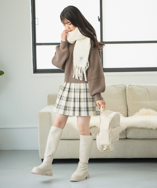 repipi armario(レピピ アルマリオ)の「アゼアミプチハイニット(ニット/セーター・キッズ・ブルー系その他/ブラウン/ホワイト系その他・LARGE/MEDIUM/SMALL)」の5枚目の写真