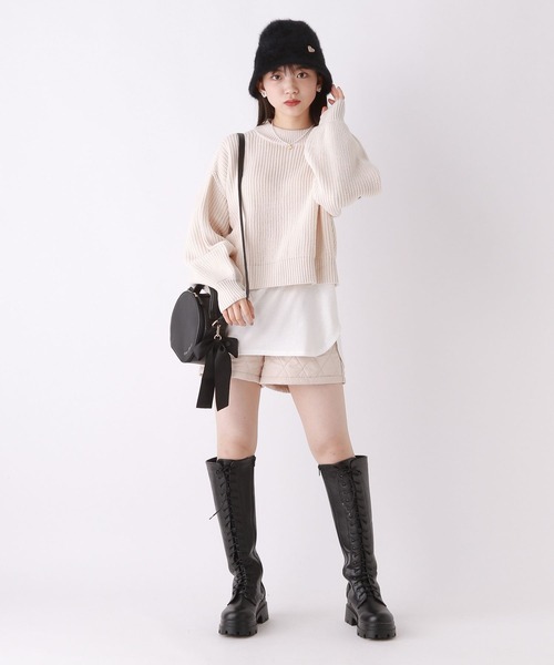 repipi armario(レピピ アルマリオ)の「アゼアミプチハイニット(ニット/セーター・キッズ・ブルー系その他/ブラウン/ホワイト系その他・LARGE/MEDIUM/SMALL)」の9枚目の写真